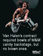 The M&M provision made it easy to see if concert promoters actually read Van Halen's lengthy contract.
